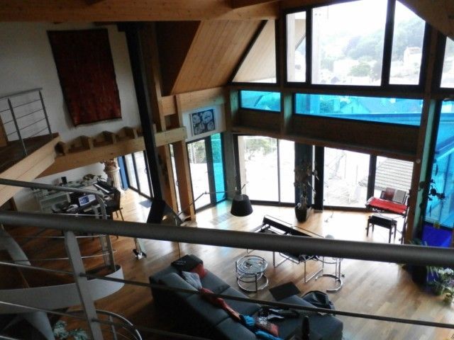 PROPRIETE SAINTE ADRESSE vue dégagée, contemporaine, volumes.